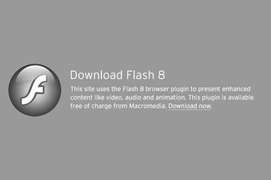 Adobe Flash Required